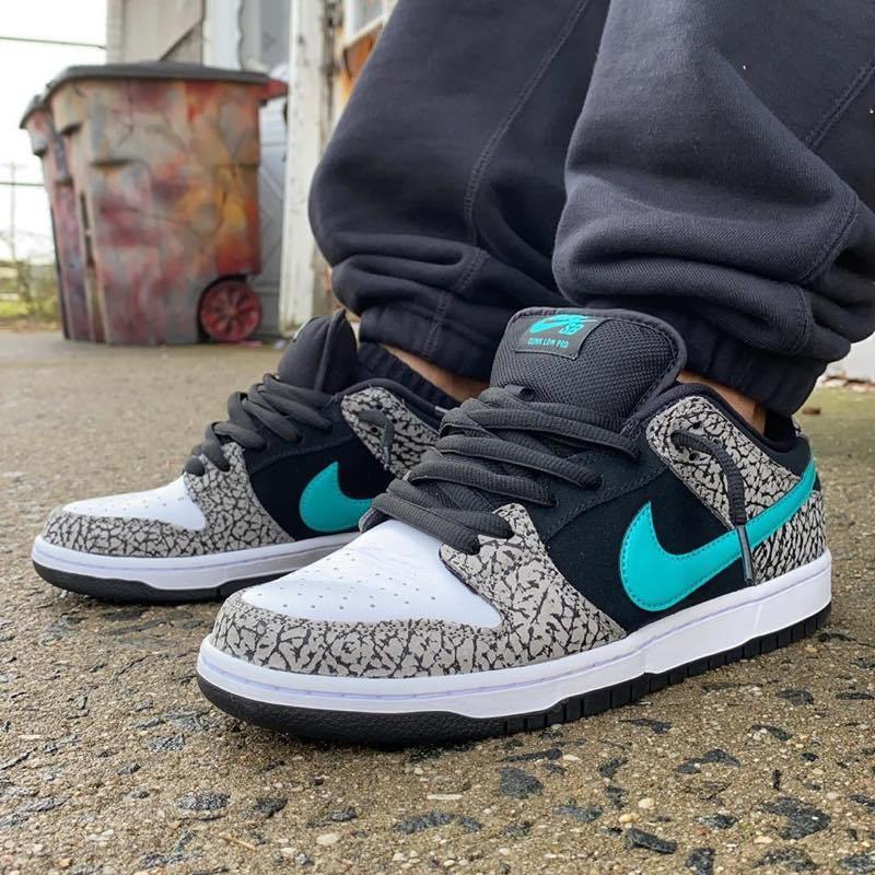 28cm NIKE SB DUNK LOW PRO ELEPHANT atmos