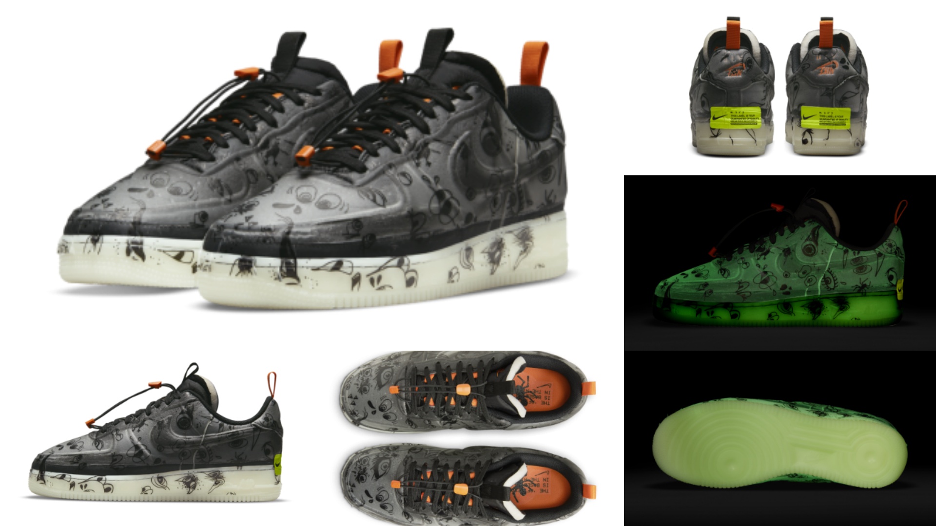 10月21日 木 販売予定 ナイキ エア フォース 1 エクスぺリメンタル ハロウィン 俺のレアスニ