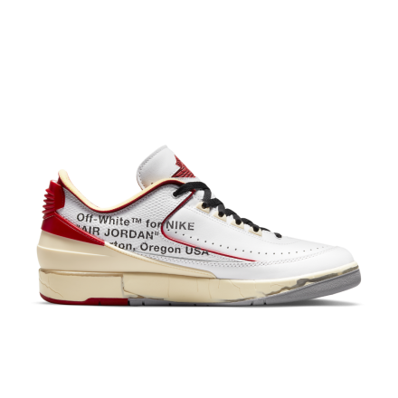 値引可能エアジョーダン2ロー Off-White ホワイト バーシティ レッド